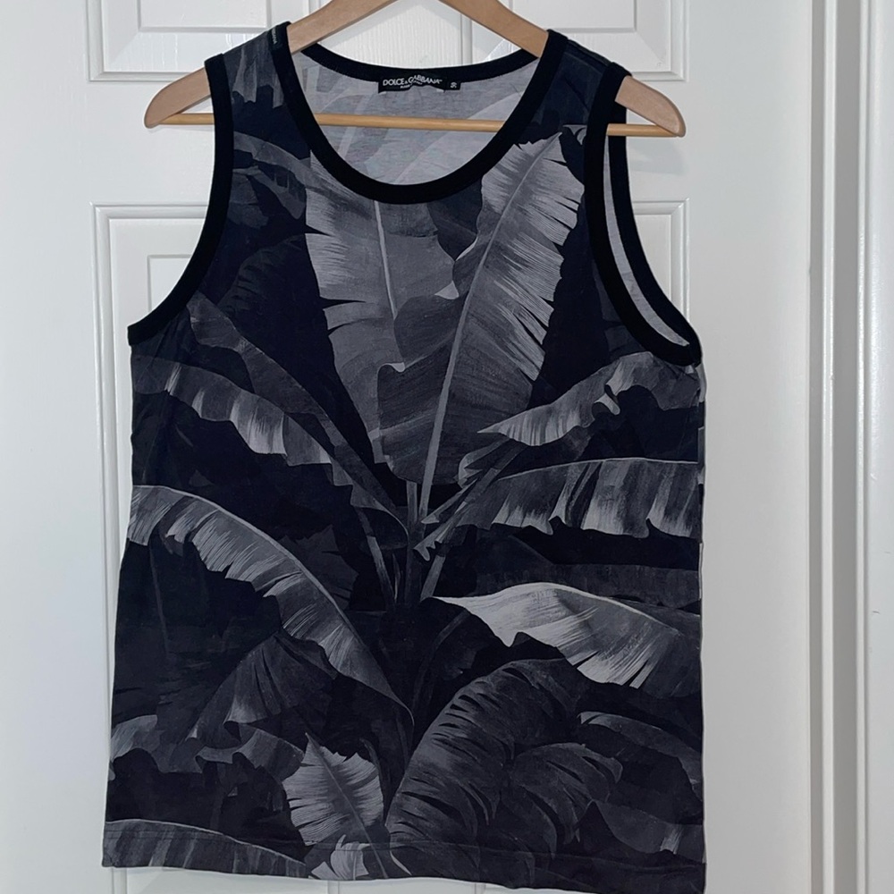 Dolce & Gabbana Palm Tank Top